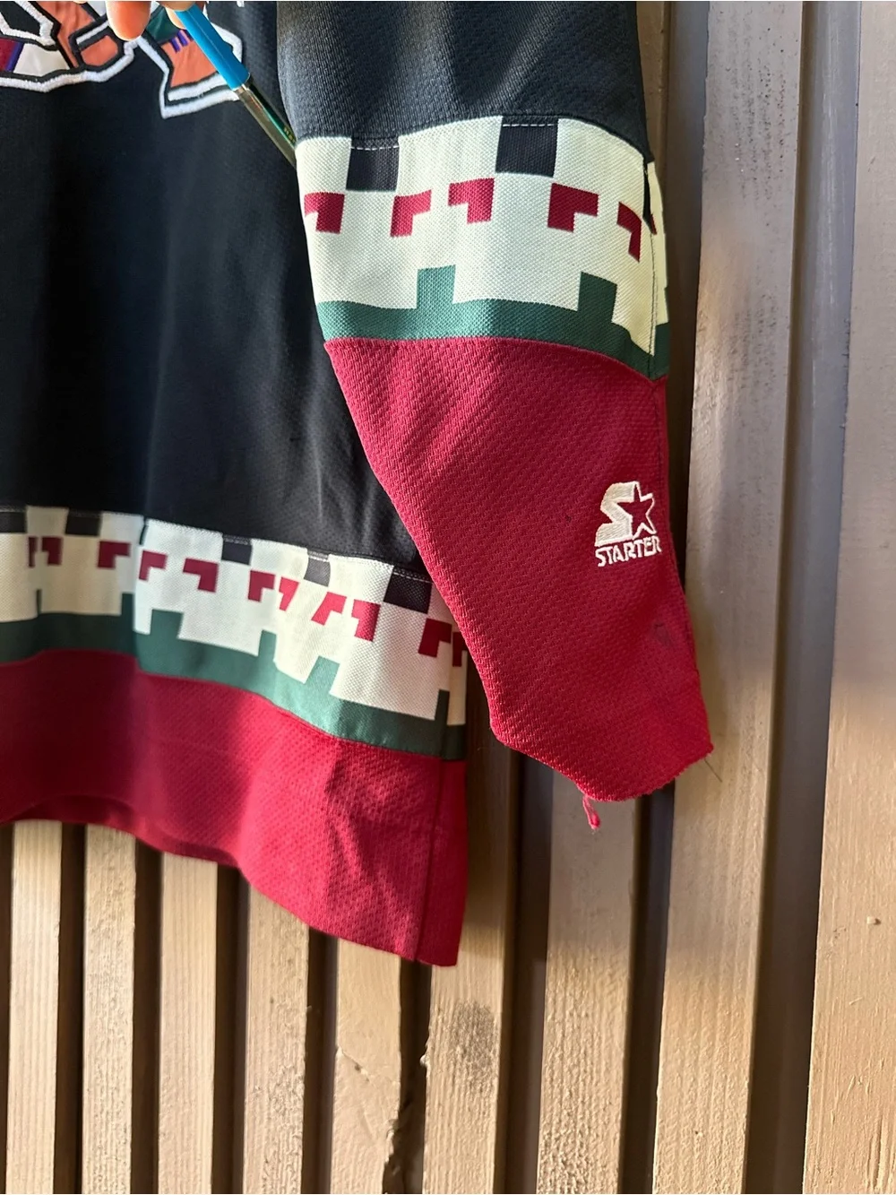 Phoenix Coyotes Vintage Kachina Starter NHL Hockey Jersey Mens Large L